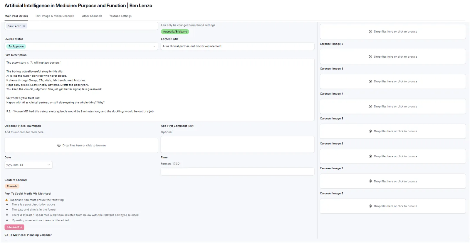 Screenshot 12 of AI Content System